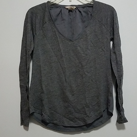 NWOT BR gray mixed media sweater, size small - Picture 1 of 5